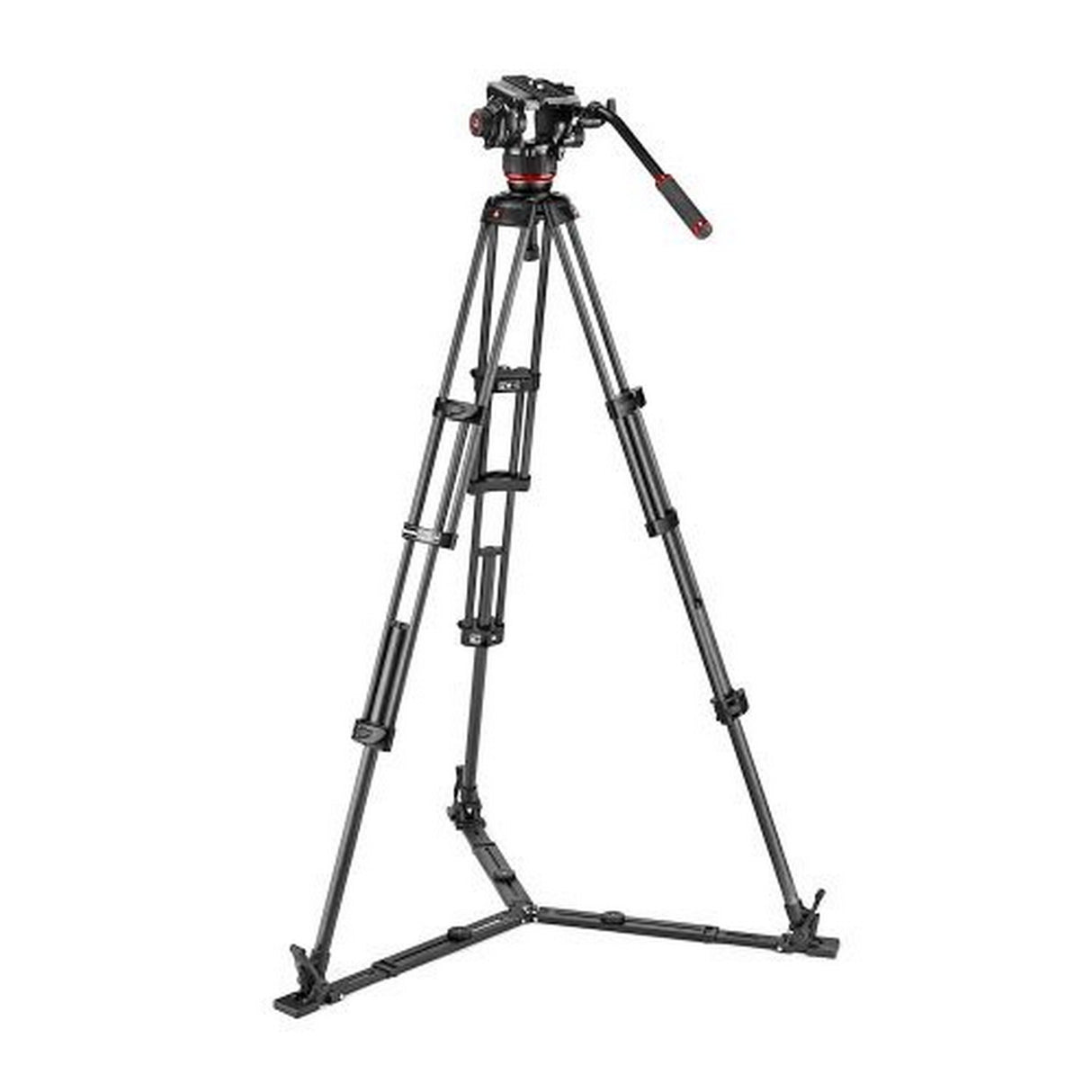 Manfrotto MVK504XTWINGC 504X Fluid Video Head with CF Twin Leg Tripod