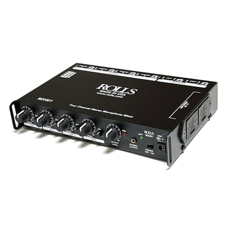 Rolls MX401 Four Channel XLR Stereo Microphone or Line Mixer