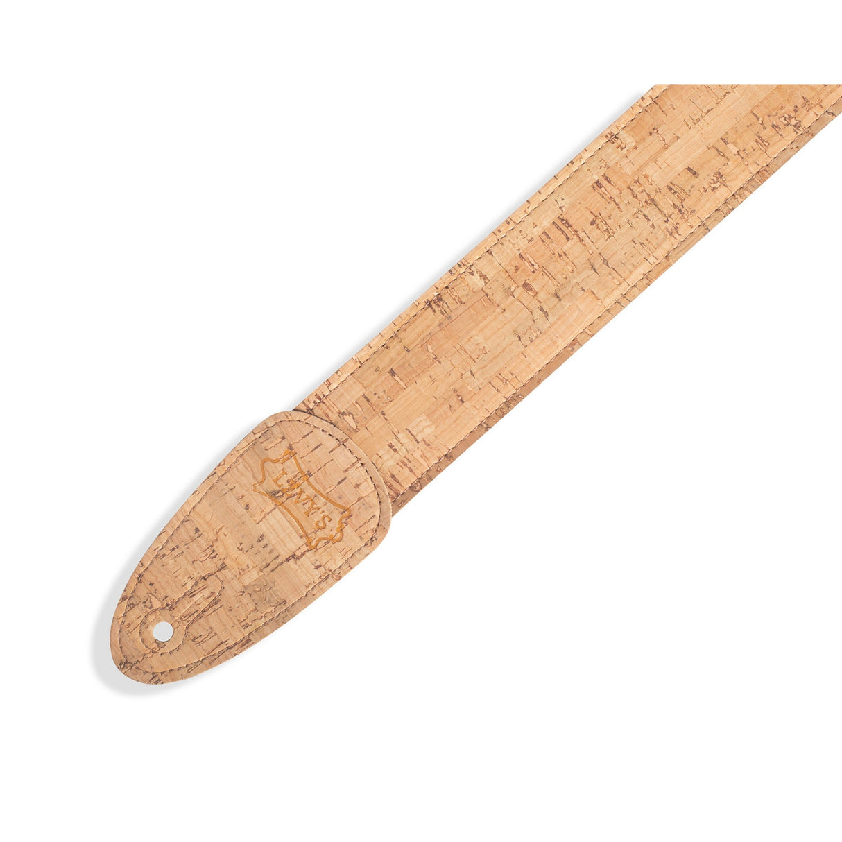 Levy's Solid Natural Cork  Guitar Strap, Natural