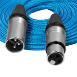 Kondor Blue 10-Foot Male XLR to Female XLR Audio Cable