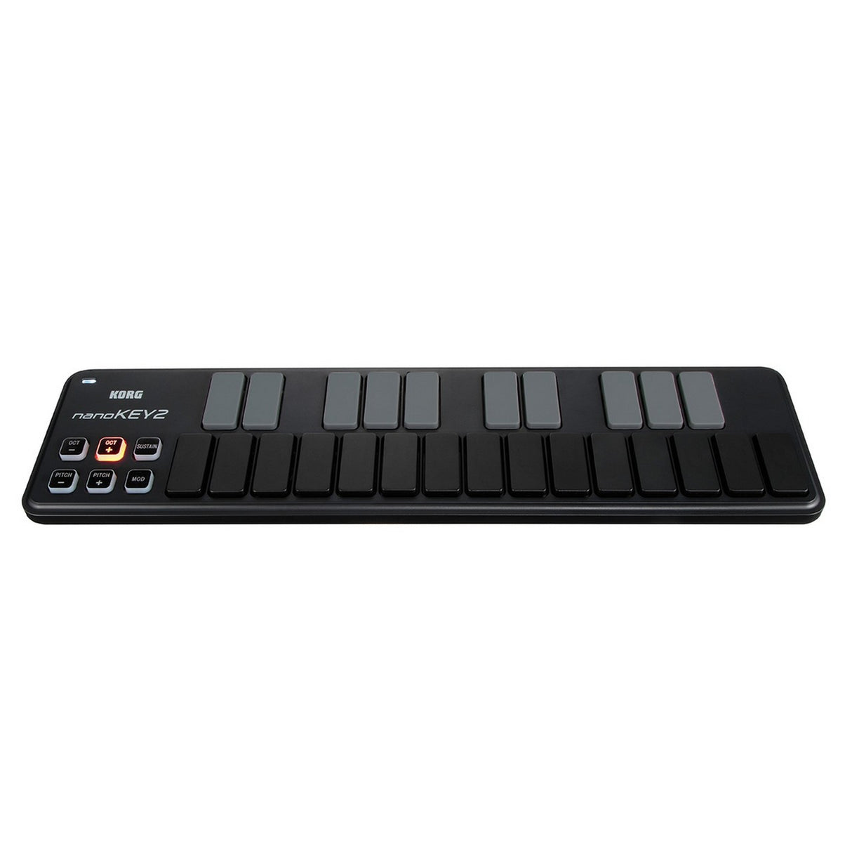 Korg nanoKEY2 | Slim Line 25 Key USB MIDI Keyboard Black