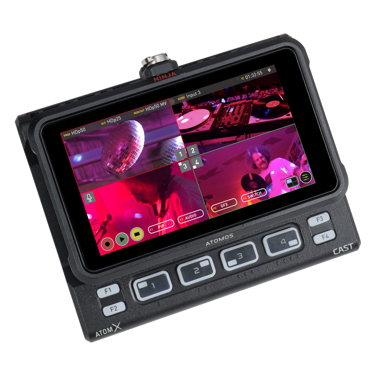 Atomos AtomX Cast 4 x HDMI Switching and Streaming Dock for Ninja V/V+