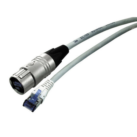 Neutrik NKE6S-3-WOC | 3 M Patch Cable with CAT6 EtherCON and RJ45 Connectors