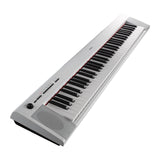 Yamaha NP32WH 76 Key Mid Level Piaggero Portable Digital Piano White