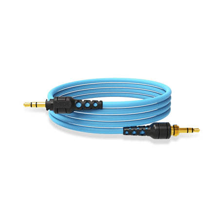 RODE NTH-CABLE12B 3.5mm TRS Jack Cable for NTH-100, Blue, 1.2-Meter