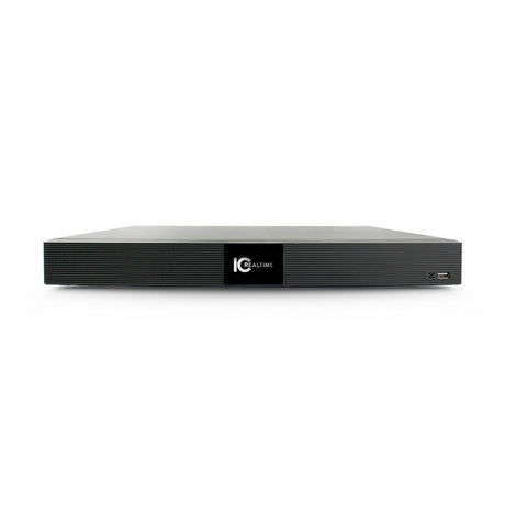 IC Realtime NVR-FX08POE-1U4K1 8 Channel 1U Rack-Mountable Network Video Recorder with 2TB Hard Drive