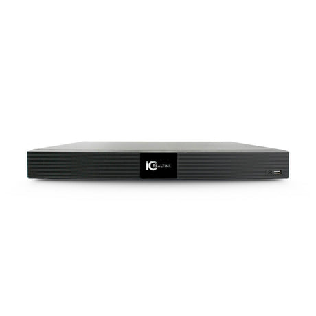 IC Realtime NVR-FX16POE-1U4K1 16 Channel 1U Rack-Mountable Network Video Recorder with 4TB Hard Drive