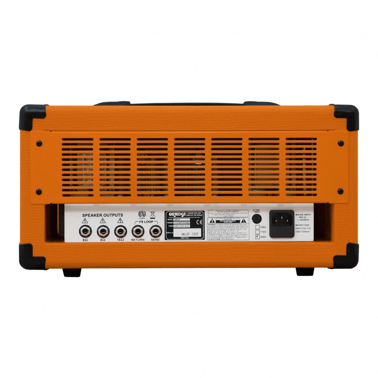 Orange OR15H 15/7 Watt Single Channel 3 Band Compact Tube Head Amplifier