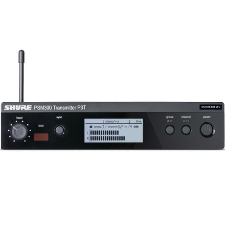 Shure P3TR112GR G20 | PSM300 Wireless Personal Monitor System SE112-GR