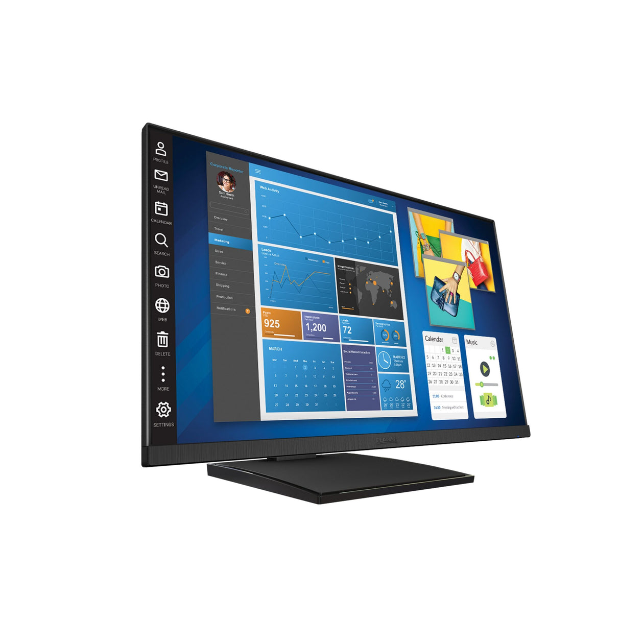 Planar PCT2435 24-Inch Touch Screen Monitor