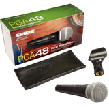 Shure PGA48-LC | Cardioid Dynamic Vocal Microphone Less Cable