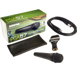 Shure PGA57-XLR Cardioid Dynamic Instrument Microphone XLR-XLR Cable