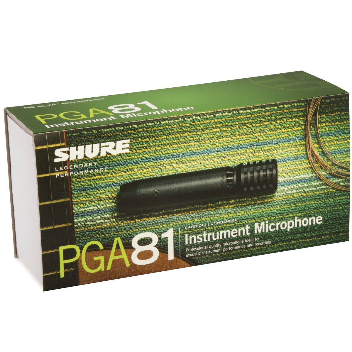 Shure PGA81-LC Cardioid Dynamic Instrument Microphone Less Cable