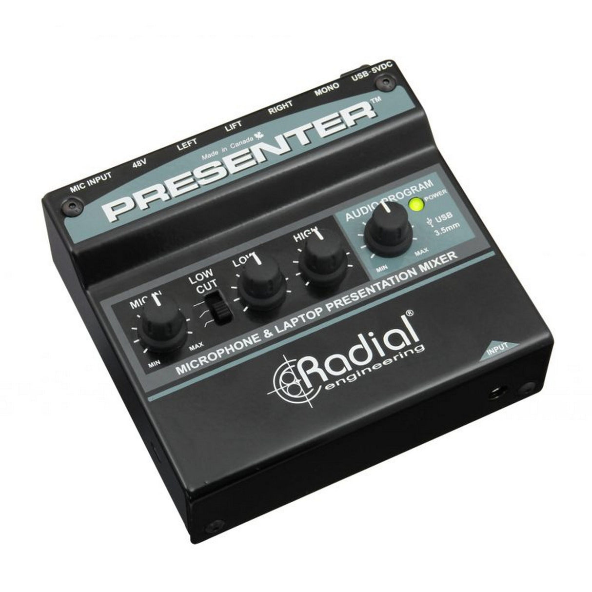 Radial Presenter Audio Presentation Mixer