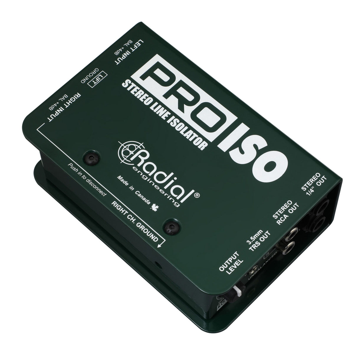 Radial Pro-Iso Balanced/Unbalanced Passive Converter