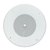 Lowell R1810-72K 8 Inch 15W Dual Cone Speaker, 5W Transformer, Grille, Volume Control Knob, White