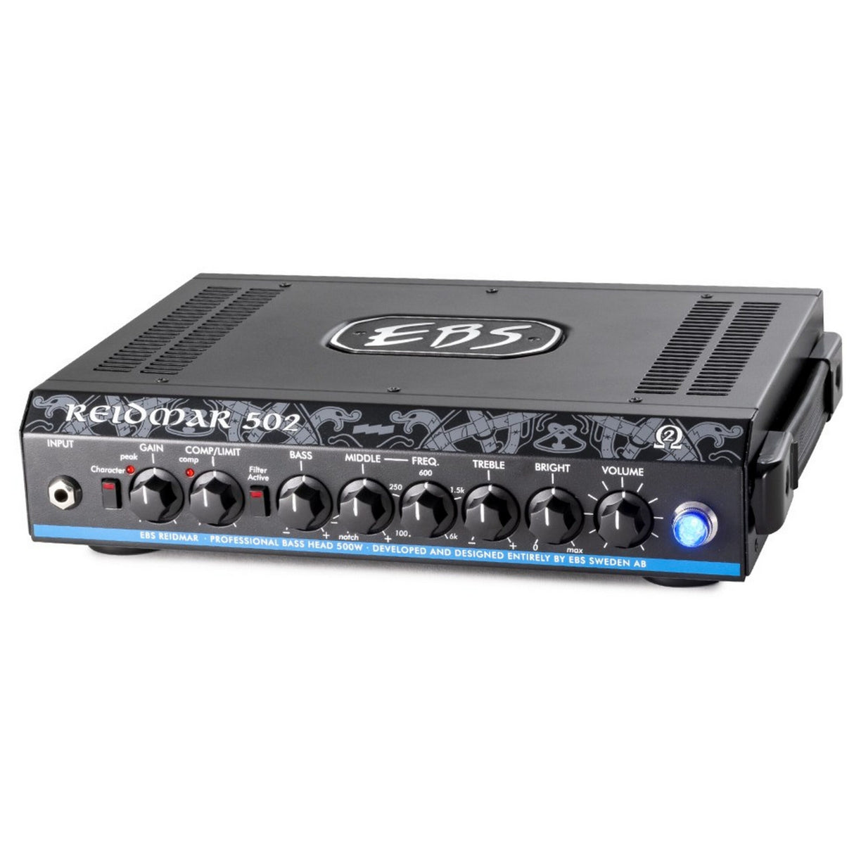 EBS Reidmar 502 500W 2-Ohm Bass Amplifier Head