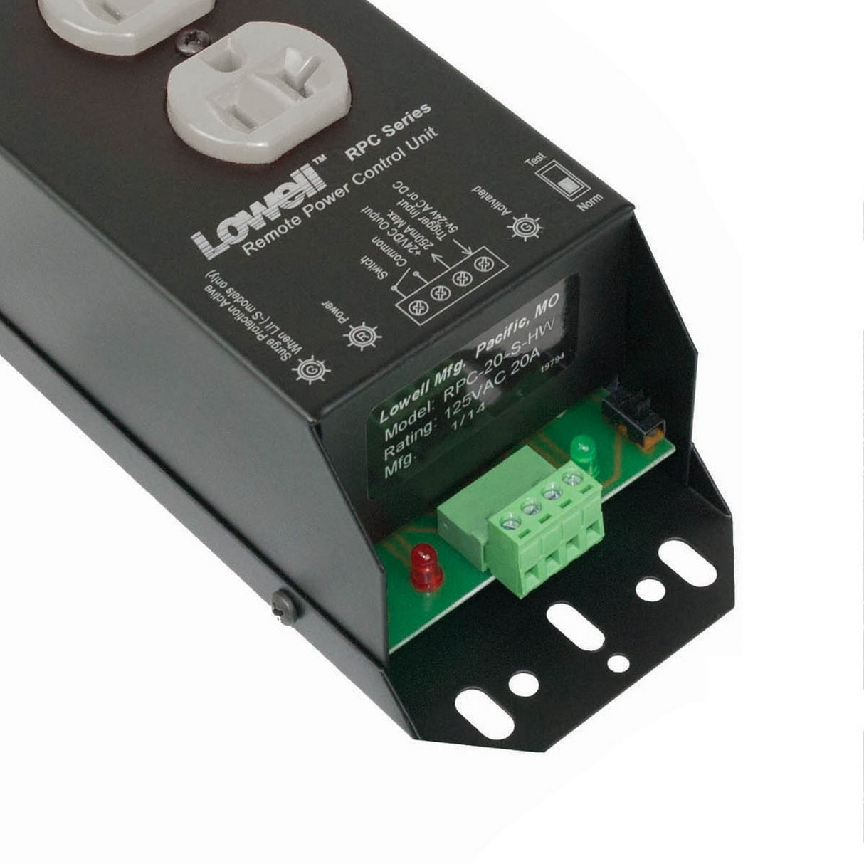Lowell RPC-20-SHW 20A Remote Power Control