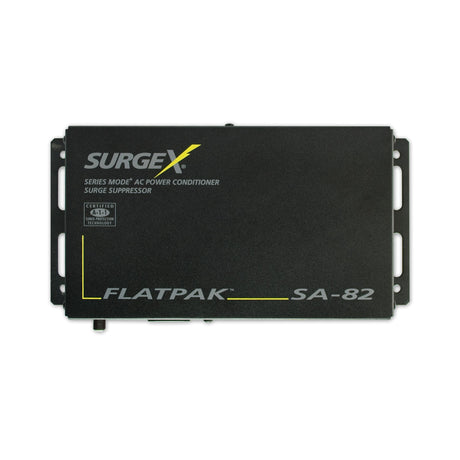 SurgeX SA-82 Flatpak 2 Receptacle Surge Protector and Power Conditioner, 120V/8A
