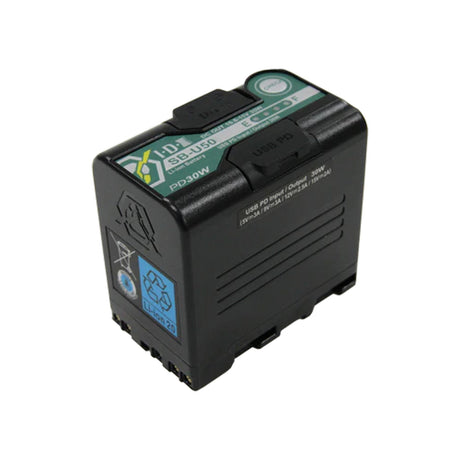 IDX SB-U50-PD 48Wh 14.4V Li-ion Battery for Sony BP-U Series with 1 x D-Tap and USB