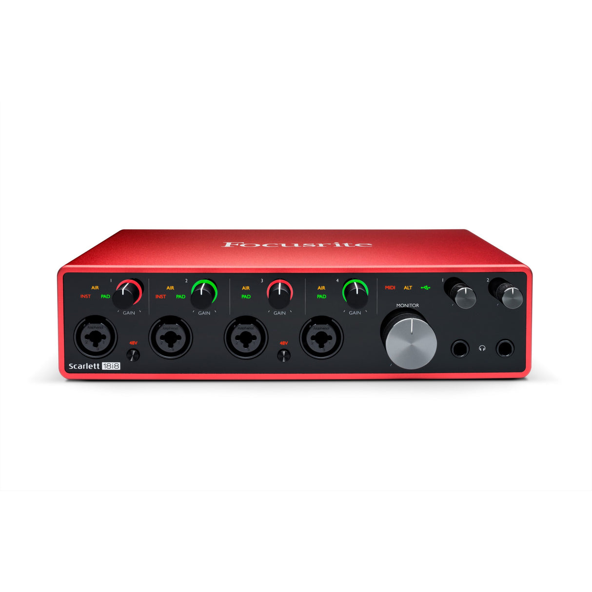 Focusrite Scarlett 18i8 18 x 8 USB Audio Interface, 3rd Generation