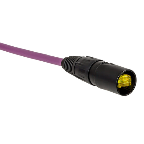 SoundTools SuperCAT etherCON to etherCON CAT5e Cable, Purple, 3 Meter