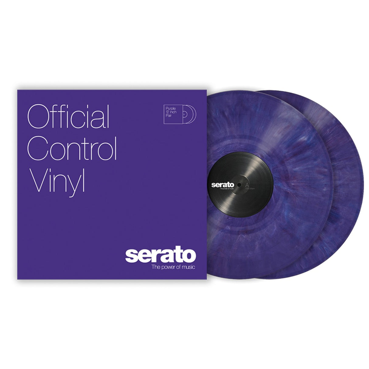 Serato 12-Inch Control Vinyl, Purple, Pair