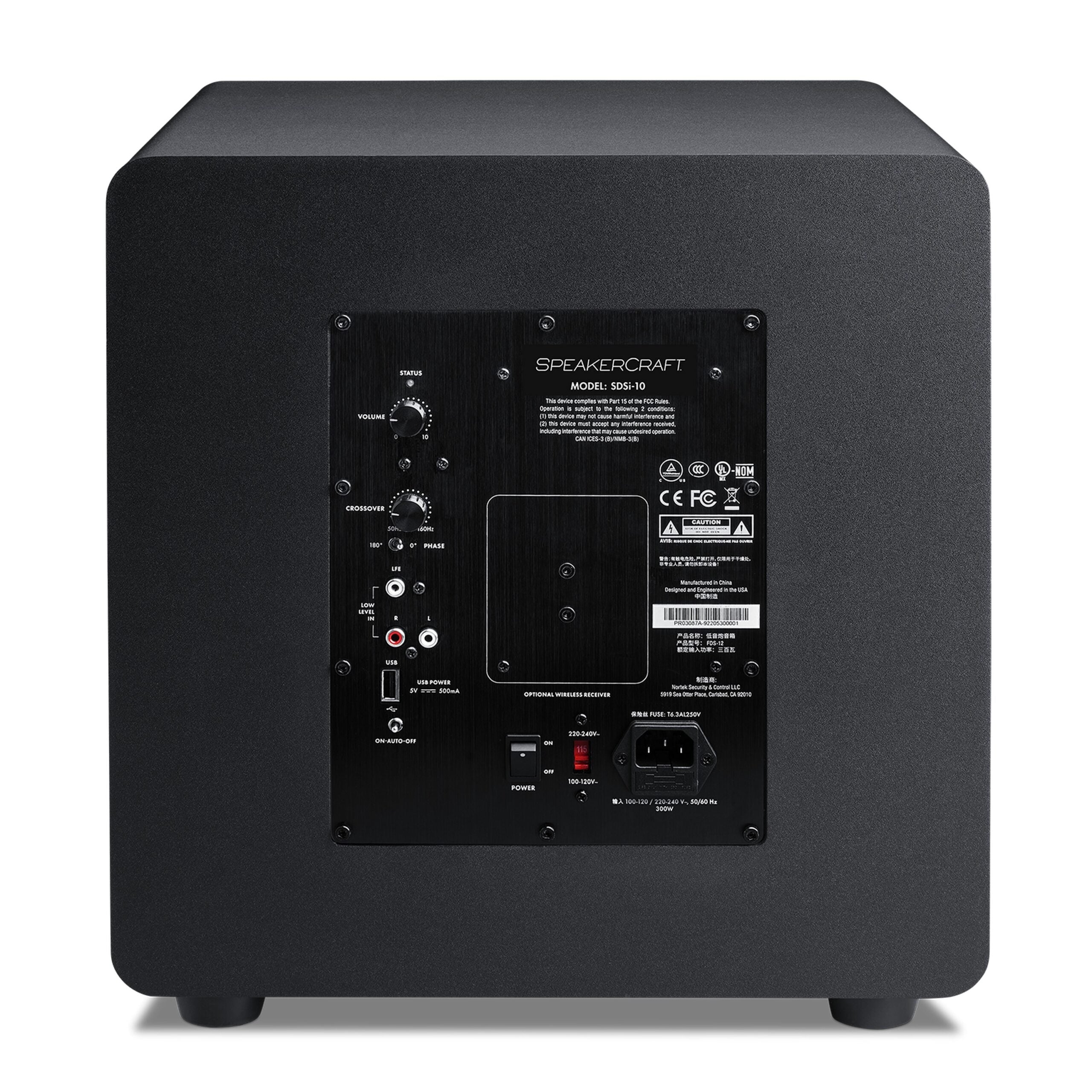 SpeakerCraft SDSi-10 Triple 10-Inch Subwoofer – AVLGEAR SpeakerCraft SDSi-10 Triple 10-Inch Subwoofer – AVLGEAR