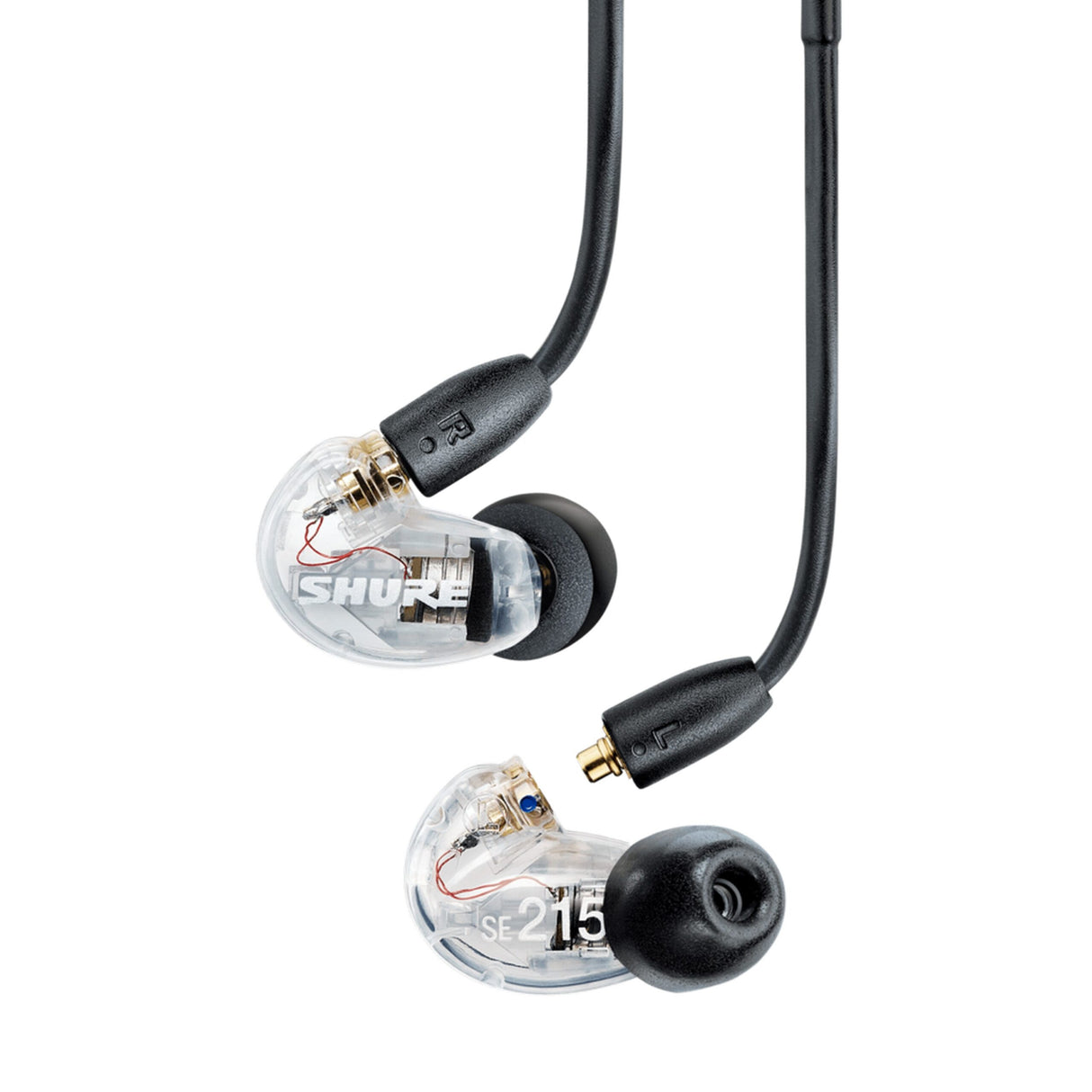 Shure AONIC 215 SE215DYCL+UNI Wired Sound Isolating In-Ear Headphone, Clear (Used)