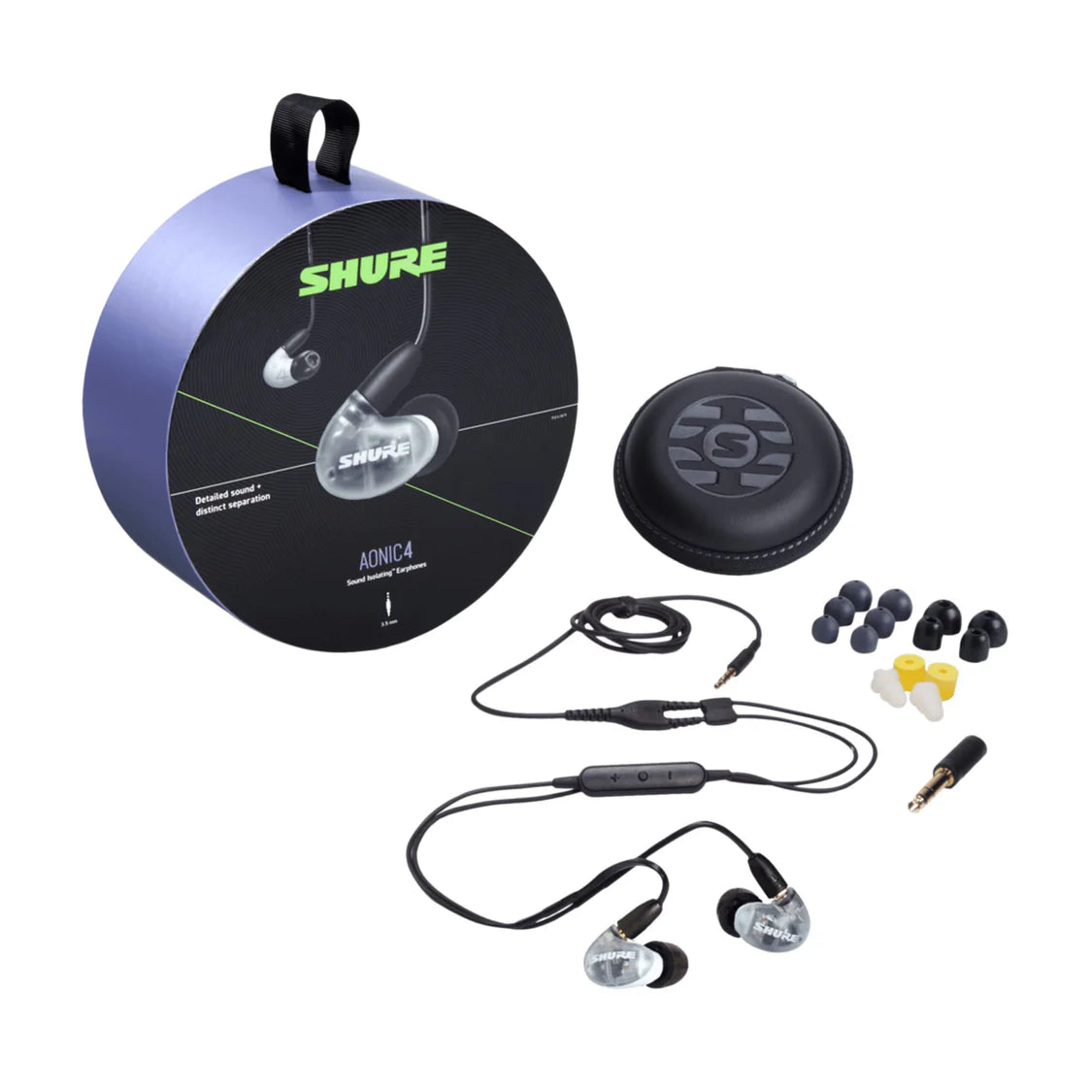 Shure AONIC 4 Wired Sound Isolating In-Ear Headphones