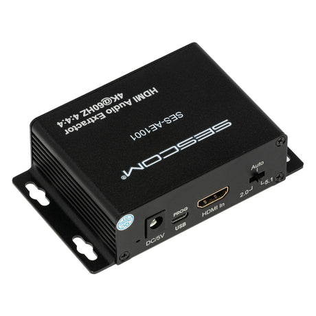 Sescom SES-AE1001 HDMI 4K@60Hz YUV 4:4:4 Audio Extractor with EDID