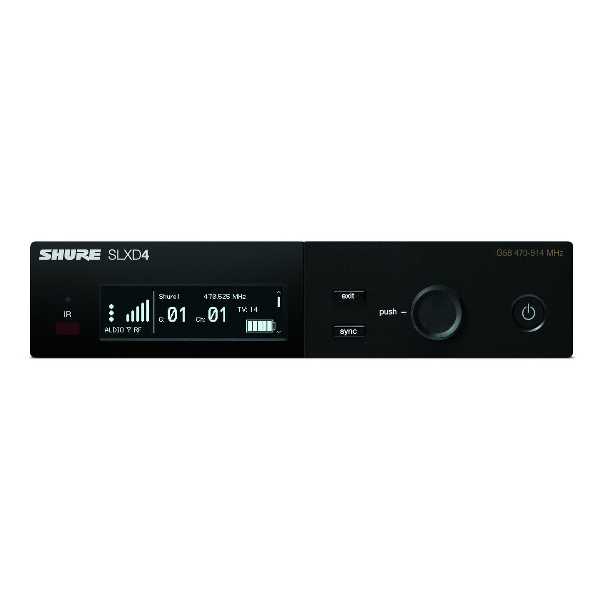 Shure SLXD4 Wireless Digital Wireless Receiver