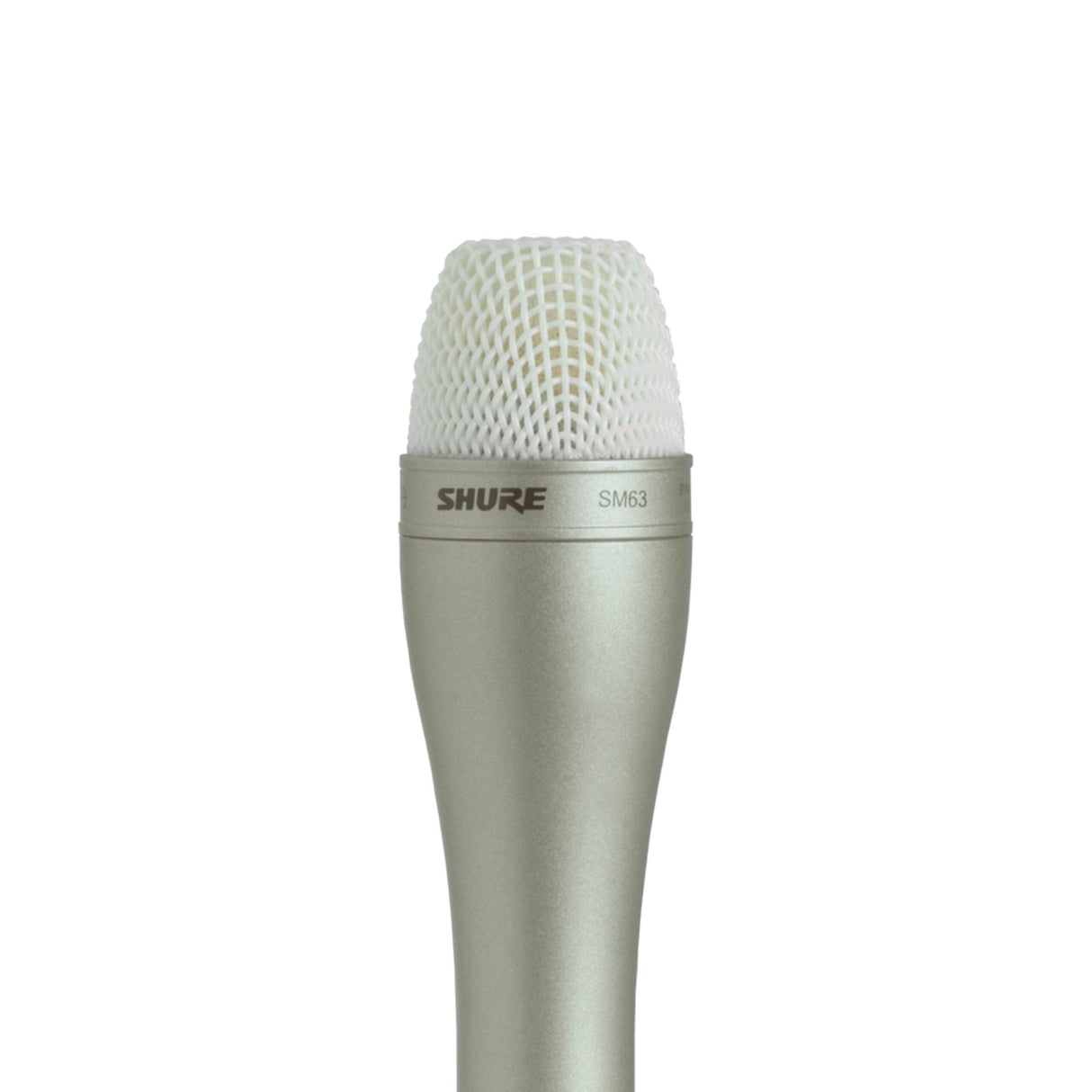 Shure SM63 Omnidirectional Dynamic Microphone, Champagne