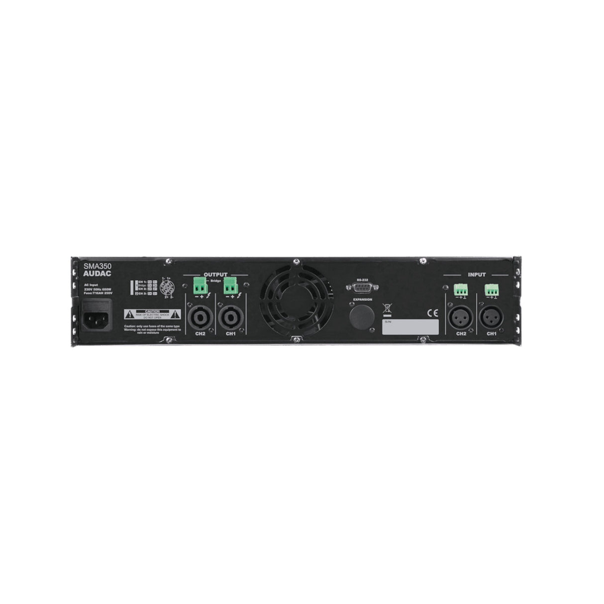 Audac SMA350 WaveDynamics Dual-Channel Power Amplifier 2 x 350W