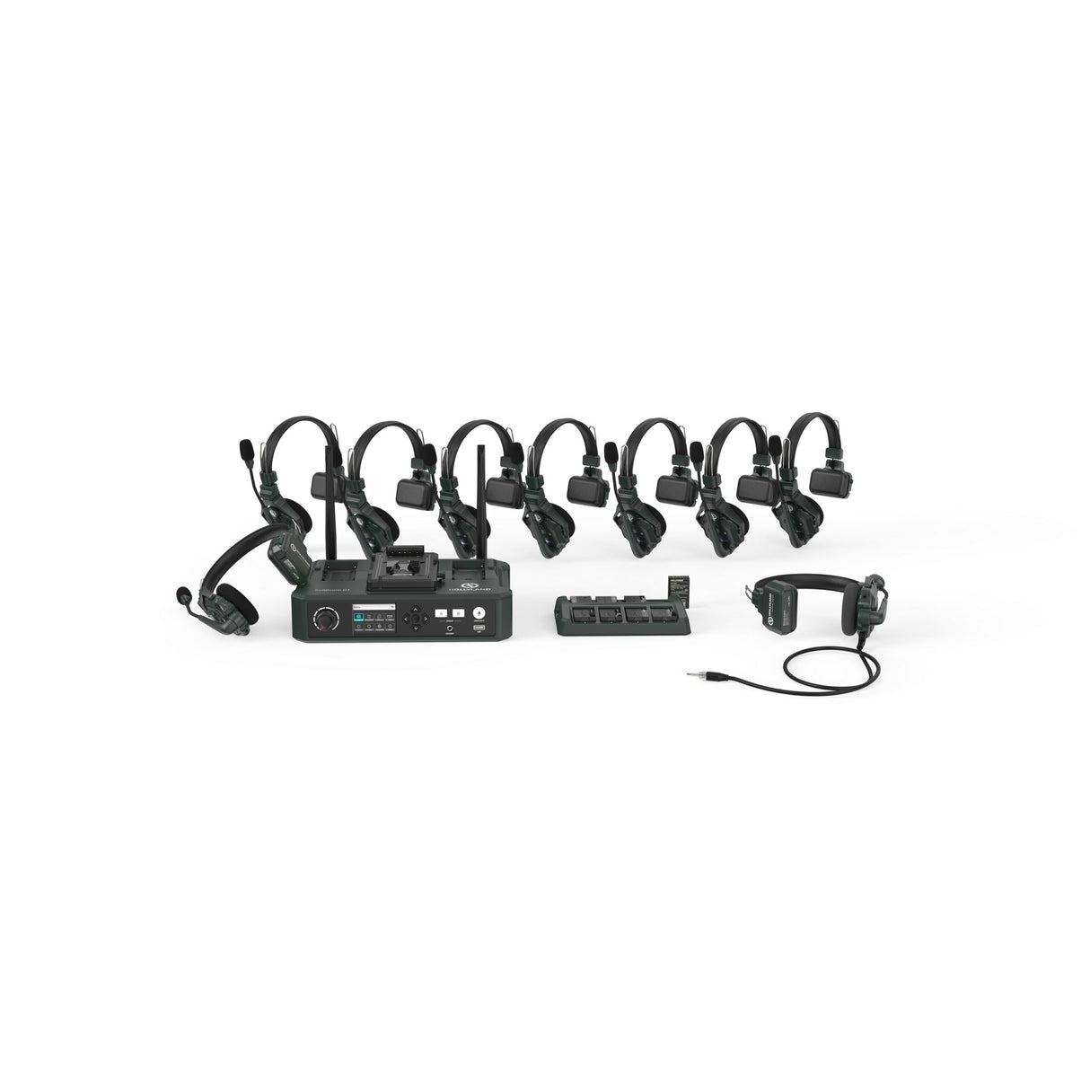 Hollyland Solidcom C1 Full Duplex Wireless Intercom System with 8 Headsets and Hub