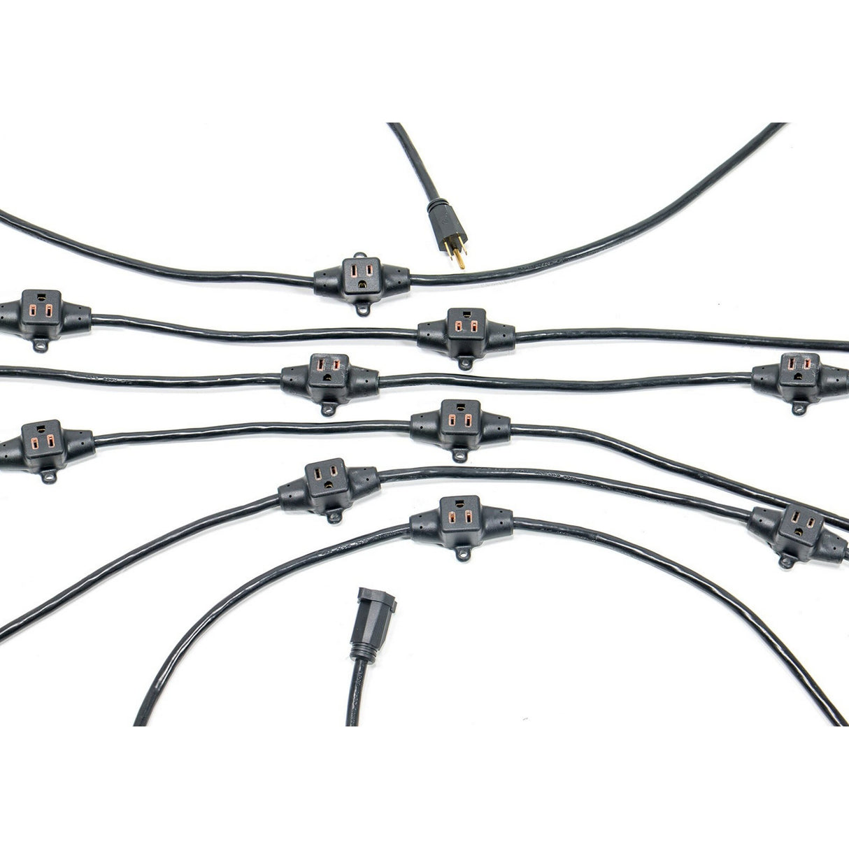 Elite Core SP-MOS-10 Stage Power 14 AWG Multi-Outlet Stringer, 10 Outlets, 52-Foot