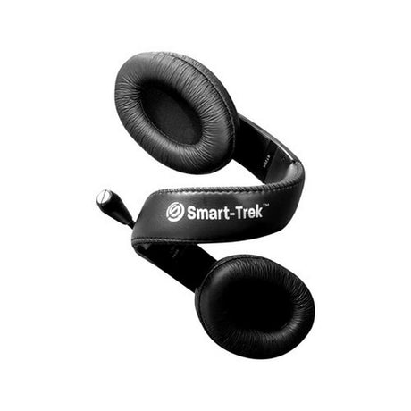HamiltonBuhl ST2BK Smart-Trek Deluxe Stereo Headset with In-Line Volume Control and 3.5mm TRRS Plug