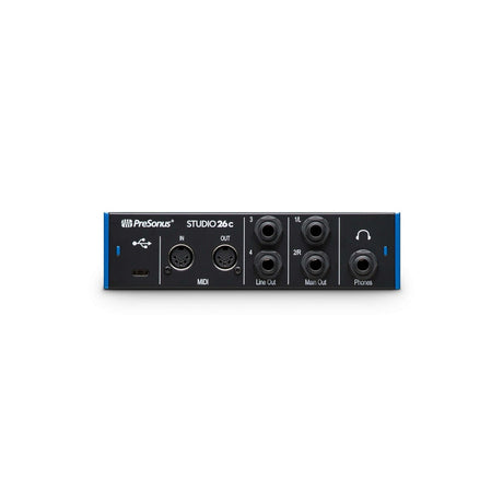 PreSonus Studio 26c 2 x 4 USB-C MIDI/Audio Interface