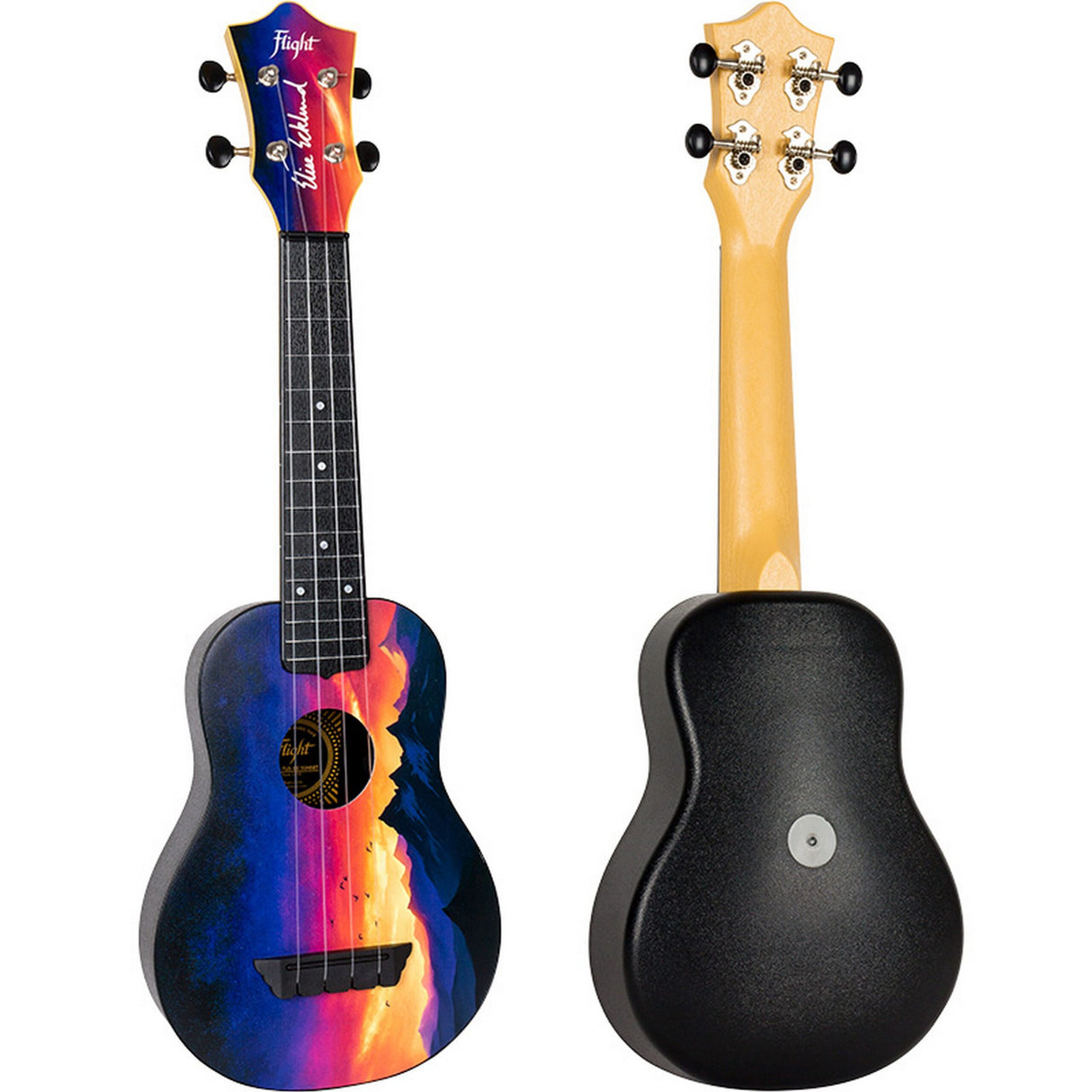 Flight Ukuleles Elise Ecklund Sunset Signature Soprano Ukulele