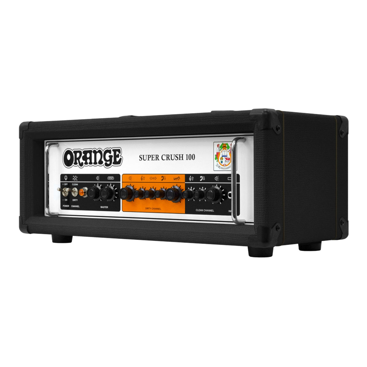 Orange Super Crush 100-Watt Guitar Amplifier Head, Black