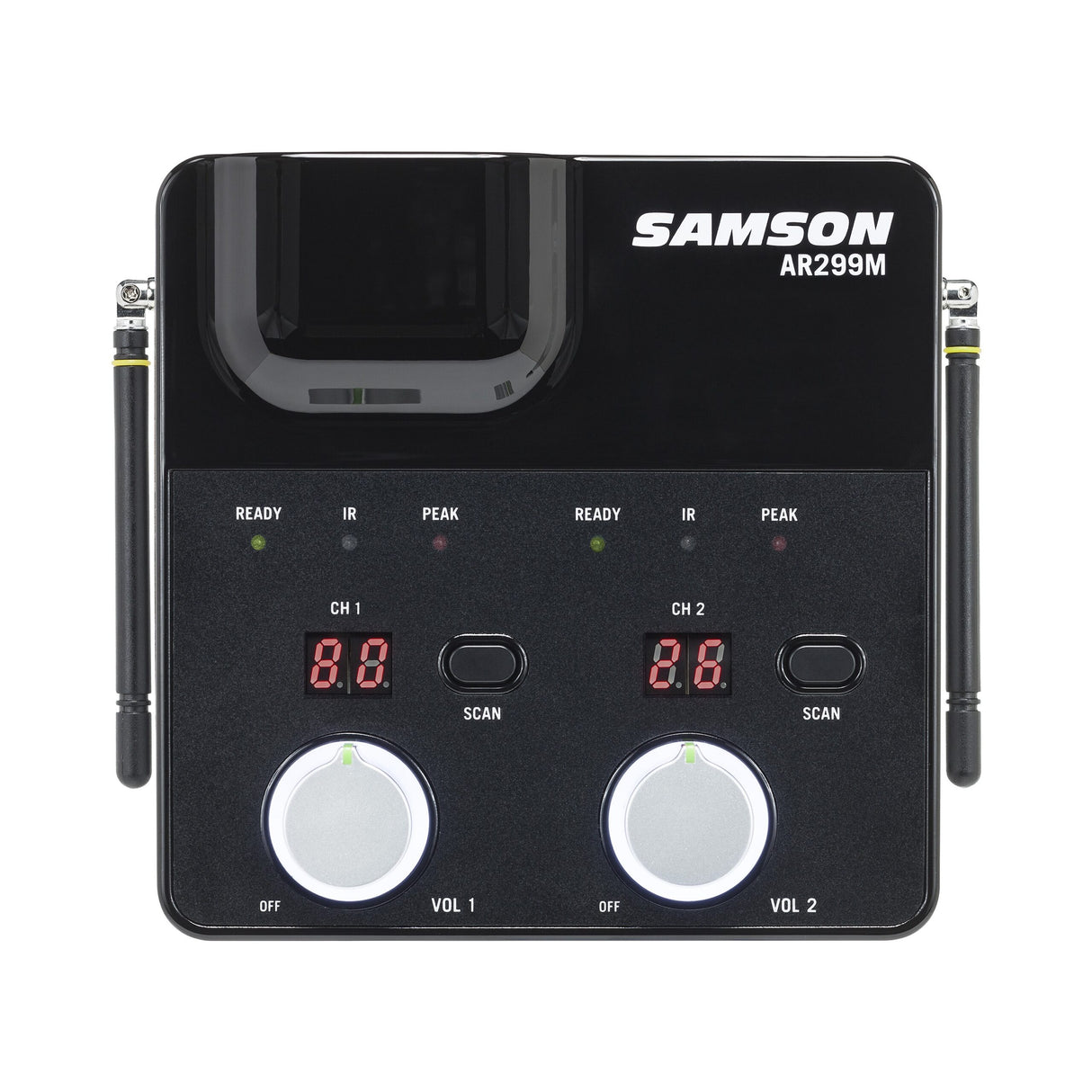 Samson Concert 288m Dual Channel Presentation System with 2 LM7 and 2 HS5, K Band 470 - 494 MHz