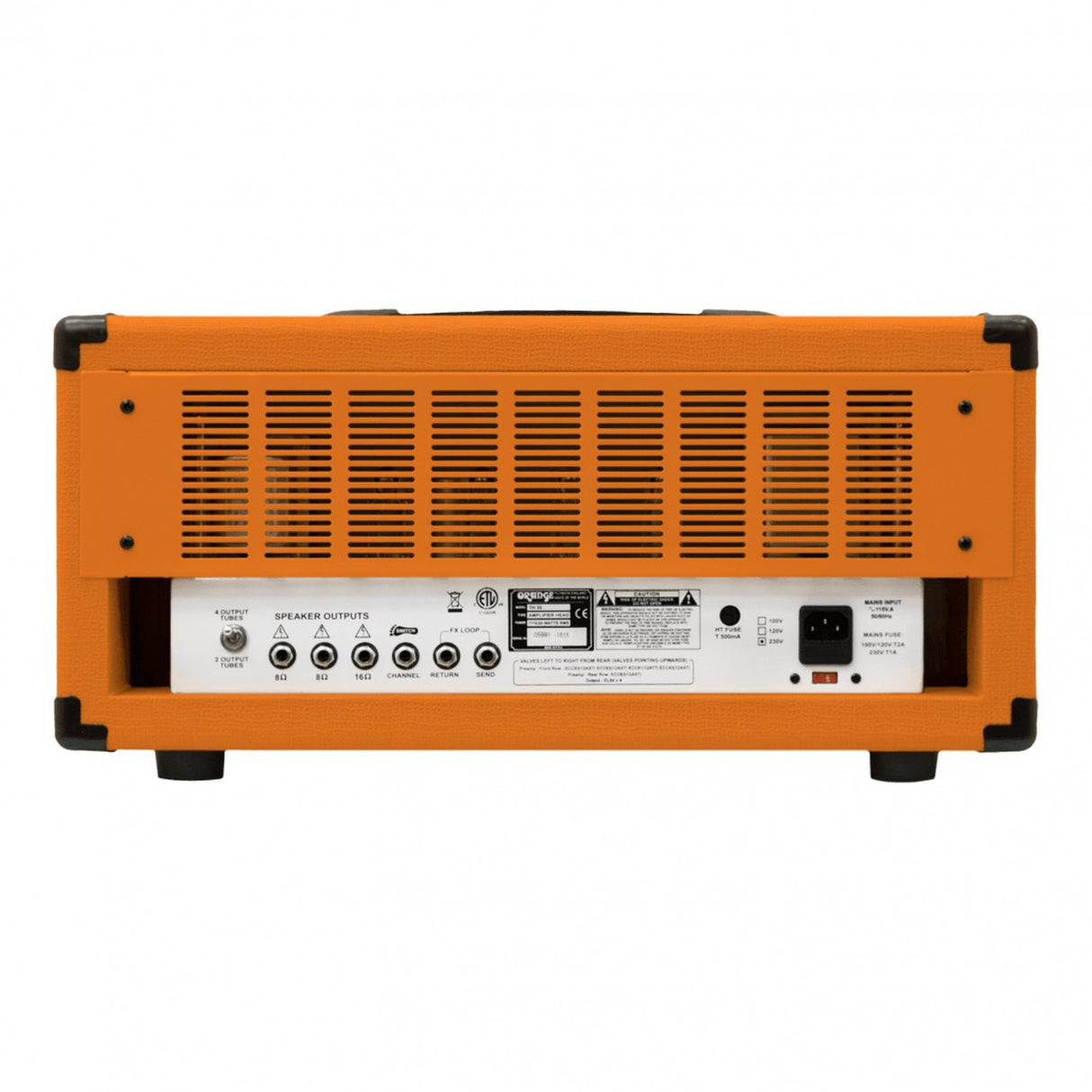 Orange TH30H 30/15/7 Watt 2 Channel Tube Head Amplifier