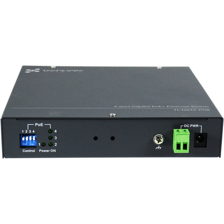 LYNN AV & Security Techlogix Networx TL-NS42-POE 4-Port Gigabit Ethernet Unmanaged PoE+ Fiber Switch