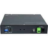 LYNN AV & Security Techlogix Networx TL-NS42-POE 4-Port Gigabit Ethernet Unmanaged PoE+ Fiber Switch