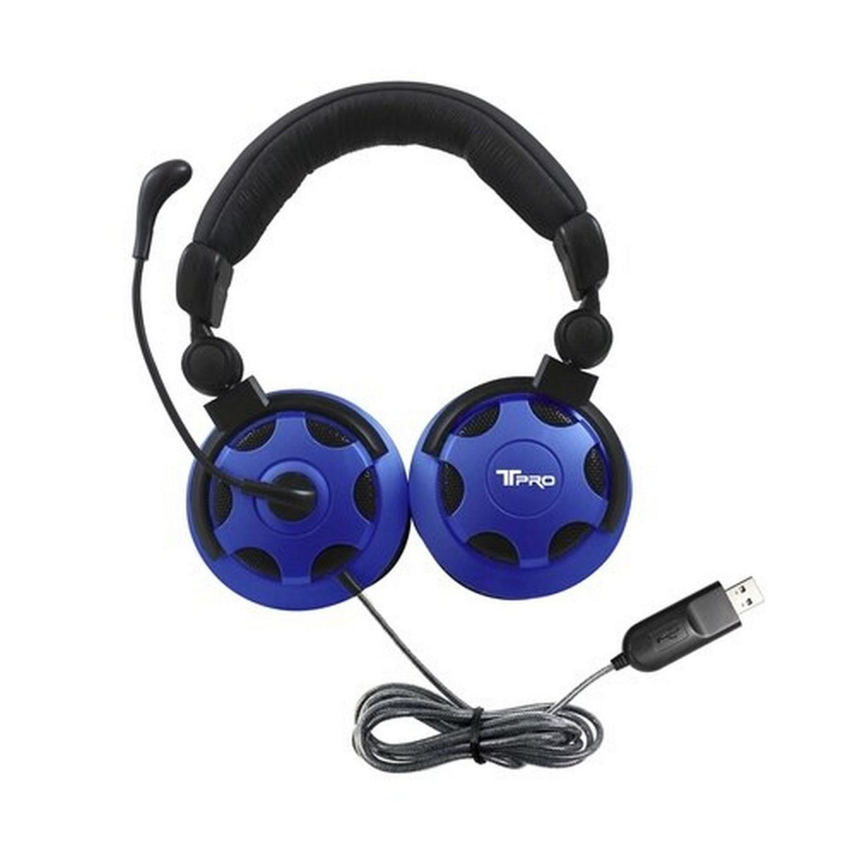 HamiltonBuhl TP1-USB T-PRO USB Over Ear Headset with Noise-Cancelling Microphone