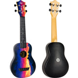 Flight Ukuleles TUS-EE Sunset Elise Ecklund Signature Travel Soprano Ukulele Bundle