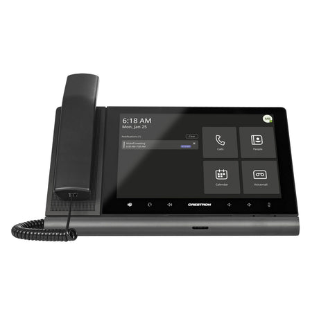 Crestron UC-P10-T-HS Flex 10-Inch Audio Desk Phone with Handset for Microsoft Teams