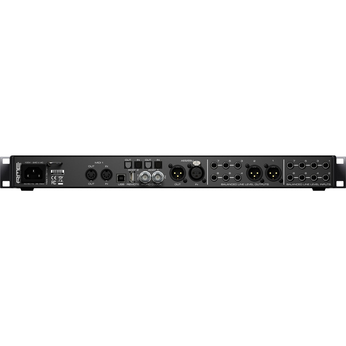 RME Fireface UFX II 60 Channel USB 2.0 Audio Interface