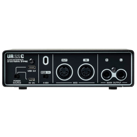 Steinberg UR22C 2 x 2 USB 3.0 Type C Audio Interface, Red Steinberg UR22C 2 x 2 USB 3.0 Type C Audio Interface Recording Pack with Microphone and Headphone, Red Steinberg UR44C 6 x 4 USB 3.0 Type C Audio Interface