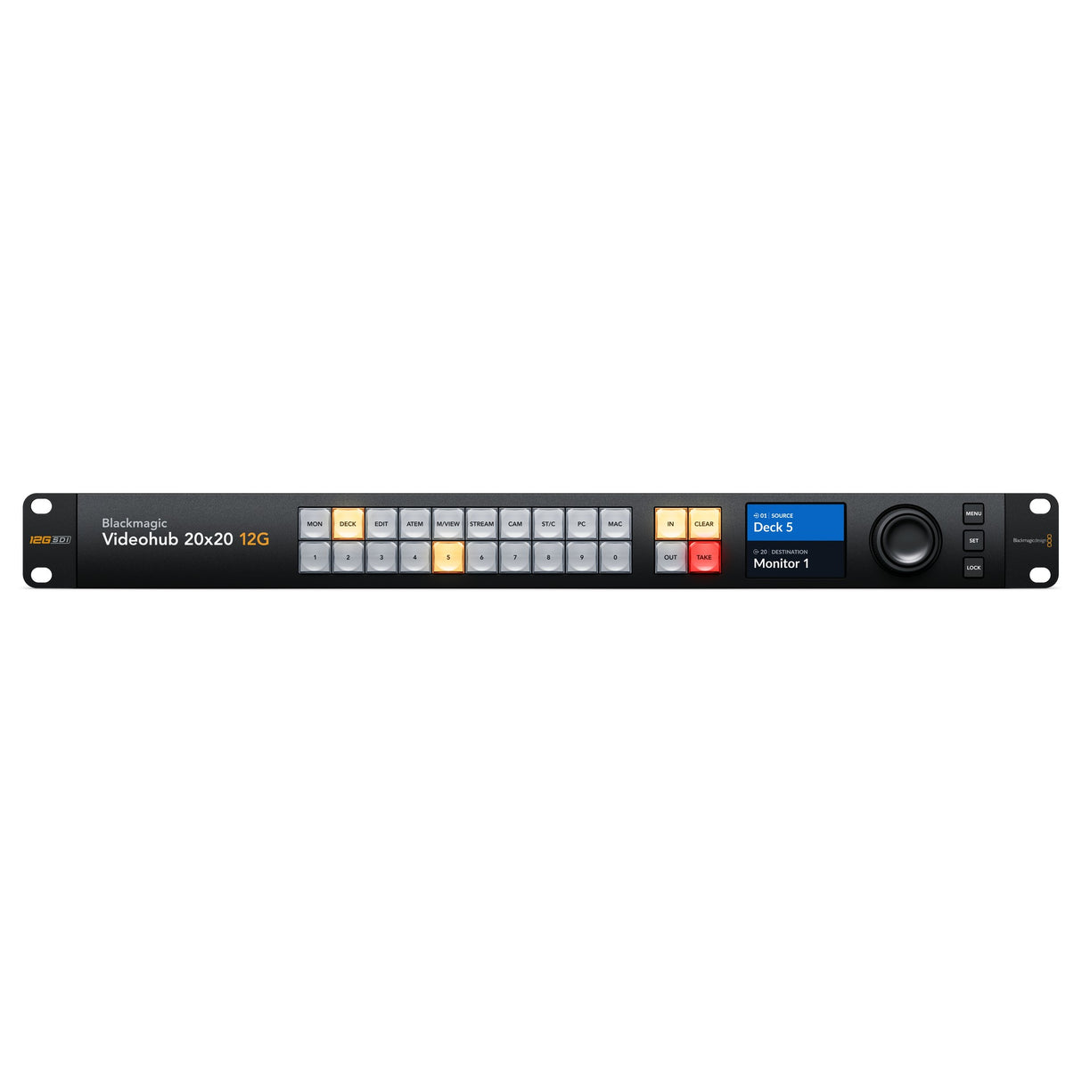 Blackmagic Design Videohub 20x20 12G Zero Latency Video Router